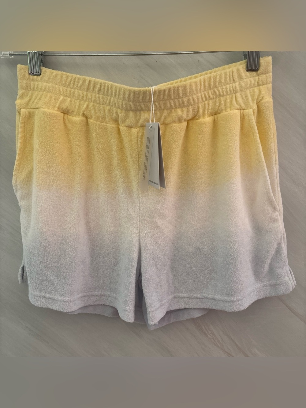 Rails “Jane” M Dip Dye Terry Lounge Shorts in Sky Blue NEW! Preppy - Picture 1 of 12